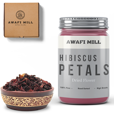 Awafi Mill Hibiscus Flower Petals Hibiscus Rosa Sinensis 100gm